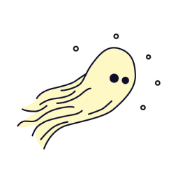 yellow ghost image